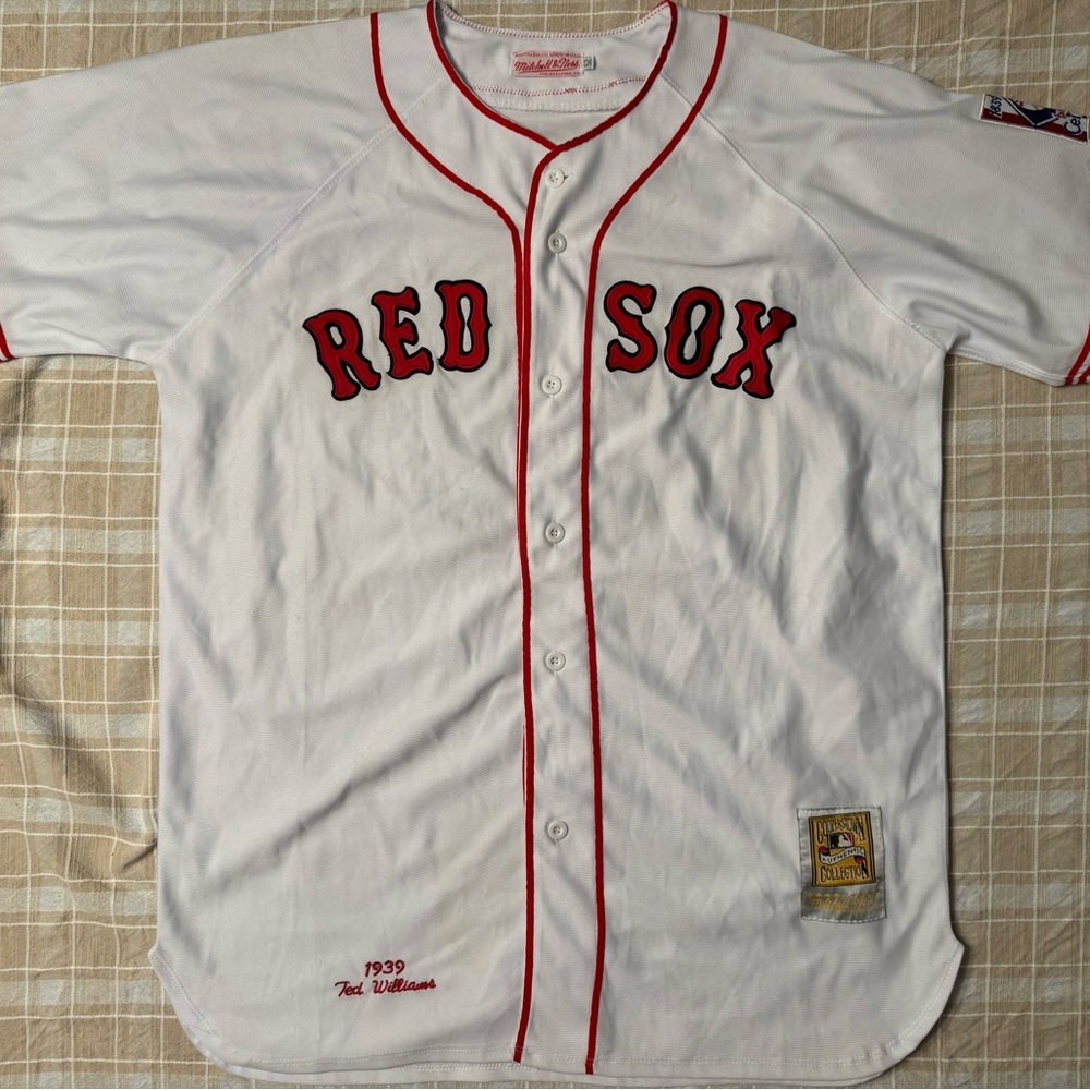 Mirchell & Ness Cooperstown Collection 1939 Ted Williams Red Sox Jersey Size 52